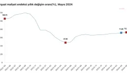 TÜİK: İnşaat maliyet yıllık 72,78 arttı