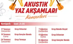 “Akustik Yaz Akşamları” başlıyor