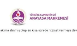 Anayasa Mahkemesi: Web sitemiz bakıma alındı