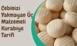 Cebinizi Yakmayan Üç Malzemeli Kurabiye Tarifi