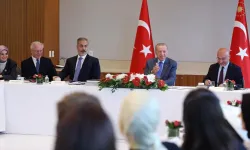 Cumhurbaşkanı Erdoğan, ABD'deki düşünce kuruluşu temsilcileriyle yuvarlak masa toplantısı yaptı