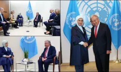 Emine Erdoğan, BM Genel Sekreteri Antonio Guterres'le görüştü