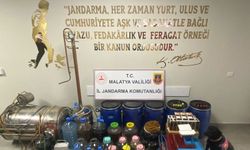 Malatya'da kaçak içki operasyonunda 3 şüpheli yakalandı