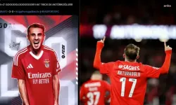 Kerem Aktürkoğlu, Benfica forması ile ilk yarıda hat trick yaptı