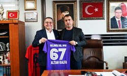 Karadeniz Ereğli Belediyespor İkinci Başkanı Katı'dan  Türk Metal Sendikası Şube Başkanı Kalfa’ya ziyaret 