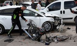 Malatya'da otomobille çarpışan motosikletin sürücüsü yaralandı