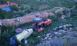 Malatya'da devrilen traktörün sürücüsü öldü