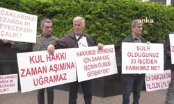 Eğrek’in iş arkadaşları Çalık Holding önünde: "Hakkımızı istemeye geldik diye bizi de mi döverek öldüreceksiniz