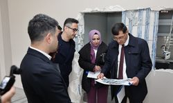 Kütahya Belediye Başkanı Kahveci, Yamantürk Yaşlı ve Engelli Sağlıklı Yaşam Merkezi'nde devam eden çalışmaları inceledi