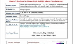 Malatya için kuvvetli yağış uyarısı! Meteoroloji vatandaşları uyardı
