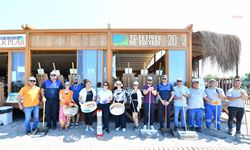 Fethiye Belediyesi'nden Çevre Halk Plajı'nda farkındalık etkinliği