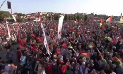 Muhalefet Saadet Partisi'nin düzenlediği Özgür Gazze Mitingi'ne katıldı