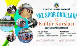 Turgutlu Belediyesi Yaz Spor Okulları ve Kültür Kursları'na kayıtlar devam ediyor