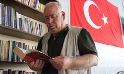 Kitapla buluşturulan cami altındaki çay ocağı adeta kültür merkezine dönüştü
