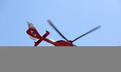 Malatya'da ambulans helikopter kalp krizi geçiren hasta için havalandı