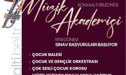 Geleceğin sanatçıları, Konyaaltı'nda yetişiyor