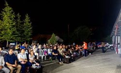 Kocaözü'nde açık hava sinema etkinliği düzenlendi