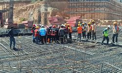 Malatya'da inşaatın iskelesinden düşen işçi yaralandı