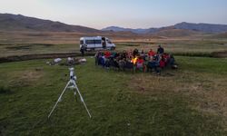 Van'da astronomi meraklıları meteor yağmurunu izlemek için Alandeşt Yaylası'nda buluştu