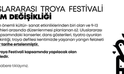 Çanakkale 62. Uluslararası Troya Festivali'nin programında yangın nedeniyle değişiklik yapıldı, birçok etkinlik ertelendi