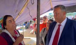 CHP'li Gürer'e dert yanan çiftçi: ''20 senedir çiftçiyim böyle bir dönem hiç yaşamadım"