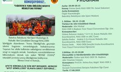 Marmara Depremi'nin 26'ncı yılında afet gönüllüğü konuşulacak