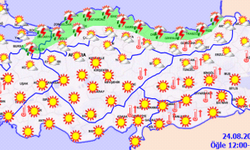  Meteoroloji uyardı: Karadeniz yağışlı, Güneydoğu'da sıcaklıklar 40 dereceyi aşıyor