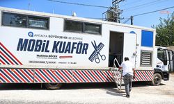 Mobil Kuaför TIR'ı Antalya’nın yaylalarında