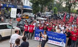 Van'da işten çıkarılan işçilerin eylemi 9'uncu gününde sürüyor