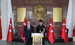 Türkiye Ermenileri Patriği Maşalyan, Iğdır Valisi Turan'ı ziyaret etti