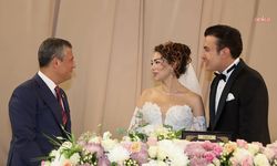 CHP Genel Başkanı Özgür Özel, Asım Mert ve Fatma Deniz çiftinin nikah törenine katıldı