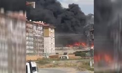 Malatya’da TOKİ şantiyesindeki yangın iki eve sıçradı 