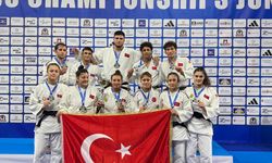 Osmangazi Belediyespor’un judocusu Öztürk, Avrupa kürsüsünde