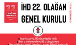 İHD’den Genel Kurul Sonrası “Barış ve Demokratik Çözüm” Vurgusu