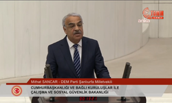 DEM Partili Mithat Sancar: Sürecin rotası barışsa pusulası demokrasi ve adalet olmalı