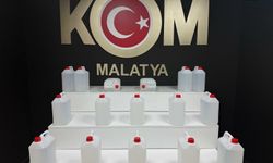 Yılbaşı öncesi Malatya’da 76 litre etil alkol ele geçirildi