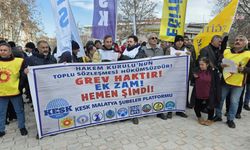 Malatya'da emekçilerden yürüyüş: “Geçinemiyoruz, emeğimizin karşılığını istiyoruz”