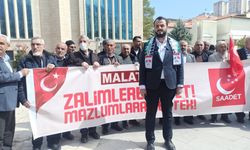 Saadet Partisi Malatya teşkilatından: “Zalimin karşısında elif gibi dimdik duruyoruz”