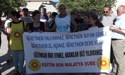 Ankara'da öğretmene ters kelepçe Malatya'yı ayağa kaldırdı: "Bu hukuksuzluğu asla kabul etmiyoruz!"