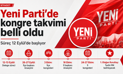 Yeni Parti’de kongre takvimi belli oldu: Süreç 12 Eylül’de başlıyor