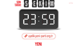 YENİ Parti’de İl Başkanlığı Seçimi İçin Kritik Süreç: Üyelik Başvurularında Son Saatler!