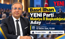 İş insanı Basri İlhan, YENİ Parti Malatya İl Başkanlığına adaylığını açıklıyor