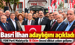 YENİ Parti Malatya'da adaylık dengeleri değişti: Basri İlhan adaylığını açıkladı