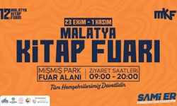 12. Malatya Kitap Fuarı kapılarını açıyor: 300 yayınevi, 300’ü aşkın yazar