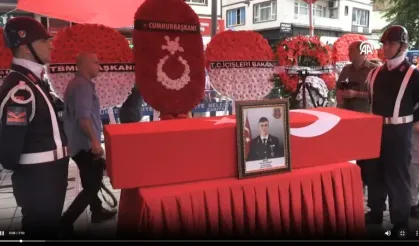 Şehit Jandarma Uzman Çavuş Yavuz Güney son yolculuğuna uğurlandı