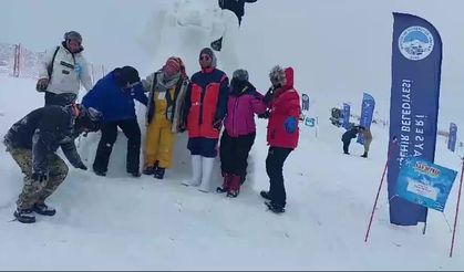 Uluslararası Erciyes Kar Heykel Festivali tamamlandı