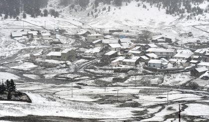 Kış yeniden geldi! Erzurum, Kars ve Ardahan'a kar yağdı