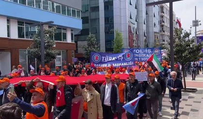 Trabzon'da 1 Mayıs horonlar eşliğinde kutlandı