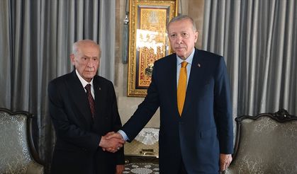Cumhurbaşkanı Erdoğan, MHP Genel Başkanı Bahçeli ile görüştü