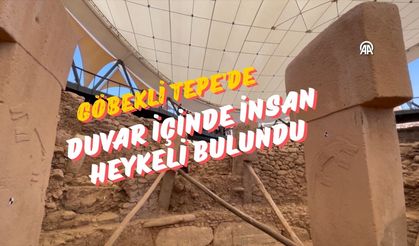 Göbeklitepe’de Yeni Keşif: Duvar İçinde İnsan Heykeli Bulundu